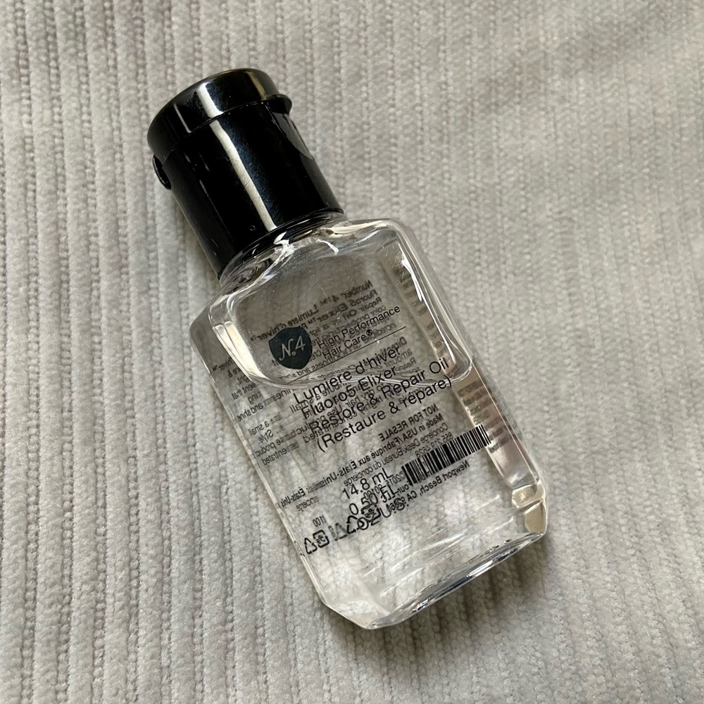 NEW No.4 Lumiere d'hiver Fluoro5 Elixir Restore &. Repair Oil - Mini